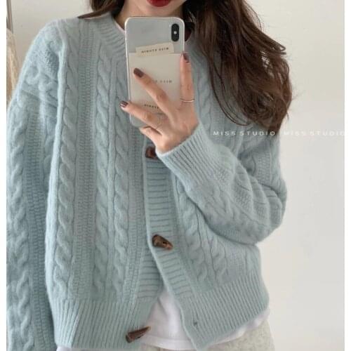 Womens clothing spring and autumn sweater knit cardigan jacket cardigan