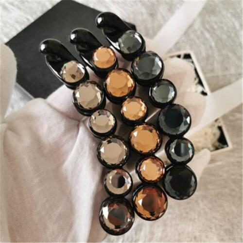 Adult Women Big Banana Claws Hairpins Hair clips Acrylic Crystal Fashion Korean Lady Girl Head wear Accessories Wholesale