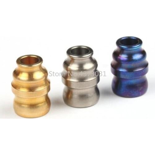 1 Piece Pure titanium pendant brass pendant backpack knife pendant titanium hanging rope titanium alloy EDC knife pendant T-233