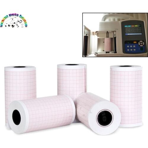 10 Rolls ECG Printing Paper Digital 3-Channel ECG Machine Paper Rolls