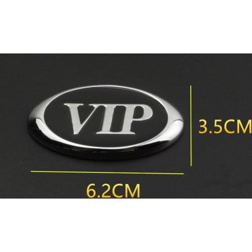 3D Auto Modified Metal Luxury VIP Car Trunk Side Seal Emblem Decal Sticker Badge Car Accessories