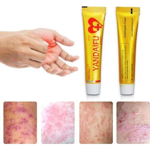 10pcs Dropshipping Yandaifu Original Psoriasis Dermatitis Eczema Pruritus Skin Problems Cream Analgesic Arthritis Cream (no box)