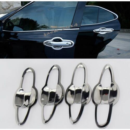 8X ABS Chrome Side Door Handle Bowl Cover Trim For TOYOTA Camry 2018 Accessories