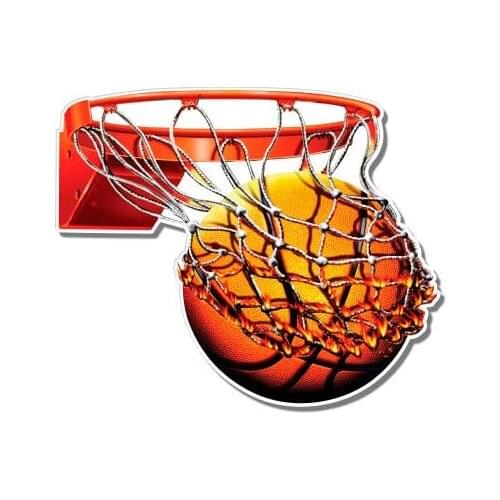 Basketball Hoop - Vinyl Sticker Waterproof Decal
