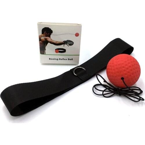 Boxing Reflex Speed Punch Ball Head Band Fighting Raising Reaction Hand Eye Training Gym Muay Thai Fitness Exercise Accessories
