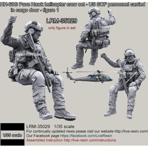 1/35 Resin Figure Soldier Of Modern American Seals self-assembled LRM-35028