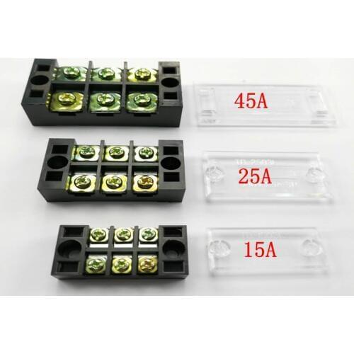 1pcs TB1503/2503/4503/6003/1003 fixed terminal block current 15A/25A/45A/60A/100A