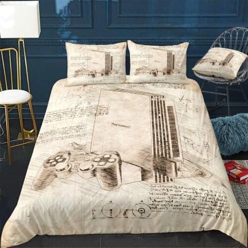 Playstation 2 Duvet Cover Twin/Queen/King Size Luxury Comforter Bedding Set With Pillowcase Home Bed Decora Dropshipping