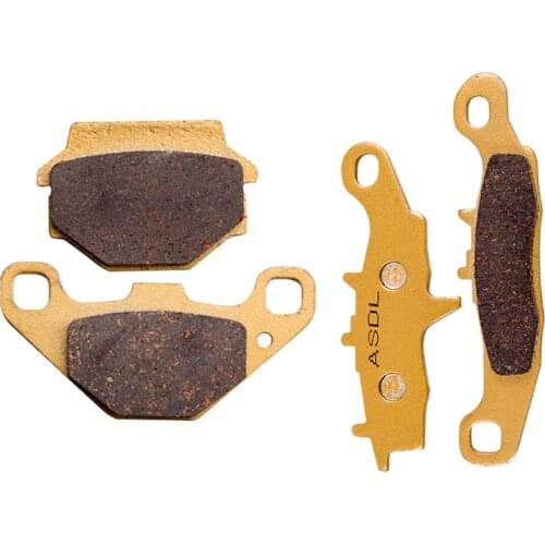Motorcycle Front and Rear Brake Pads Set For KAWASAKI KLX KL 250 J1 J3 Stockman 250 2000-2002 KL250 Super Sherpa 250 1997 KLX250