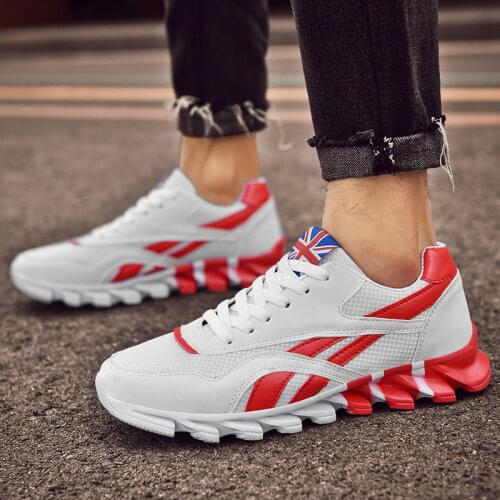 Men Women Fashion Sports Leisure Shoes Cushion Breathable Running Shoes Mixed Color Sneakers 10 Colors