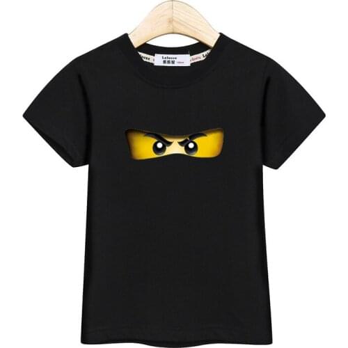 Fashion kids clothes brand short sleeve tops boys t-shirt cute eyes design baby boy tees summer full cotton shirt print top