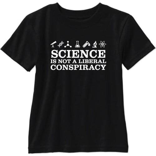 Short Sleeve For Men Clothing Summer Science Is Not A Liberal Conspriracy Short Sleeve T Shirt Tee Darwin Tee Shirt