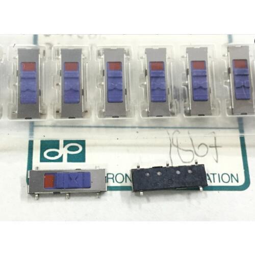 Original new 100% SMD 2gear dial switch 5pin 13.5*4*1.5 thin SMD switch sliding switch