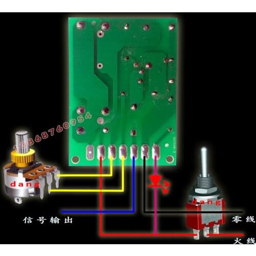 Thyristor Driven Circuit Board Thyristor Charger Relaxation Oscillator (Potentiometer with Knob)