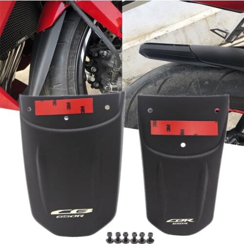 Motorcycle Front Rear Tire Fender Mudguard Extender Extension Hugger Splash Guard For 2019-2021 Honda CB650R CBR650R Accessories