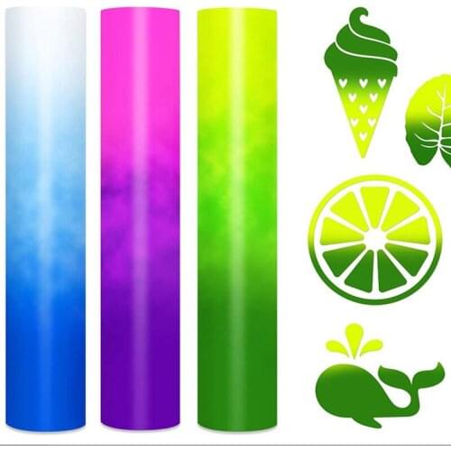 1 Roll DIY Transfer Printing Paper Heat Transfer Vinyl T-shirt Printing Continuous No Cut Decorative Transfer Paper