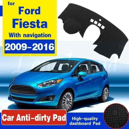 Anti-Slip Mat Dashboard Pad Sunshade Dashmat Protect Accessories for Ford Fiesta MK7 ST 2009 2010 2011 2012 2013 2014 2015 2016