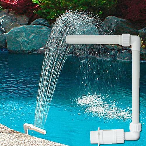 Pool Fountain Adjustable Durable Swimming Waterfall Fountain Pools Decoration Easily Install Water Scenery Accessories
