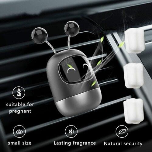 Robot car air outlet aromatherapy new cartoon air outlet car perfume interior decoration car accessories 1pc
