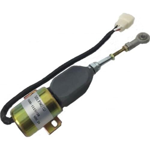 6108-1115030 Stop Solenoid Fuel Shutdown Solenoid Cut Off Solenoid 24V For Engine Aftermarket Parts