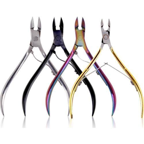 Nail Cuticle Nipper Cutter Dead Skin Remover Edge Cutter Scissor Toenail Ingrown Stainless Steel Manicure Pedicure Nail Art Tool