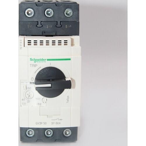 Thermal magnetic protection motor breaker 3P 37-50A 400/415VAC 50KA knob control switch