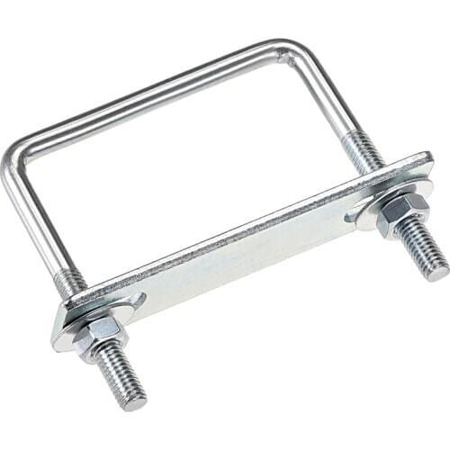 Uxcell U Bolt, with Nuts Frame Plate Round Washers