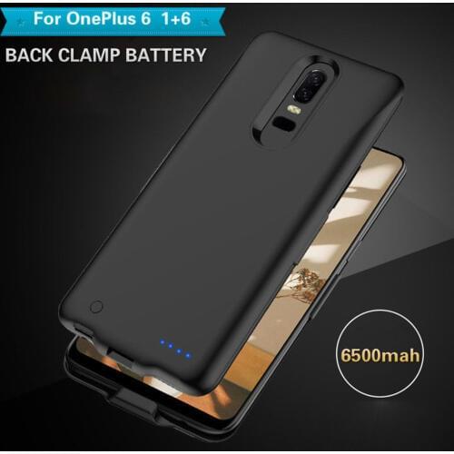 6500mAh External Power Bank For OnePlus 7 Pro Battery Charger Cases Backup Power Soft edge For One plus 6 7 power case