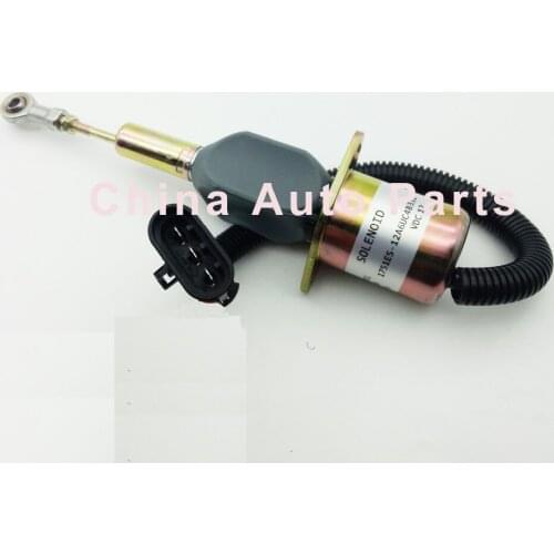 Shutoff Stop Solenoid for 1751ES-12A6UC4B3S1 87616313 87801213 F2NN9D278BA, F3NN9D278BA