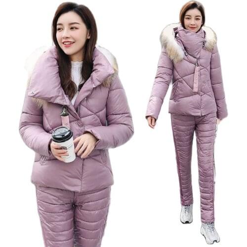 Winter Hooded Parka One Piece Ski Suit Women Jackets Jumpsuit Women Cotton bodysuit Sashes Jumpsuits Zipper Overalls Tracksuits