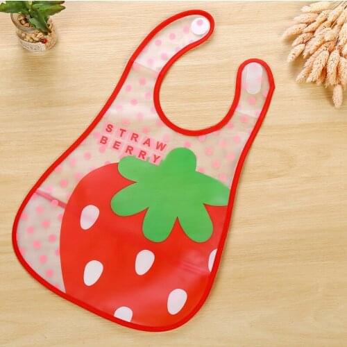 1@#1Pcs Plastic Waterproof Lunch Feeding Bibs Baby Cartoon Feeding Cloth Children Baby Apron De Popular Bib Adjustable Baby Bibs