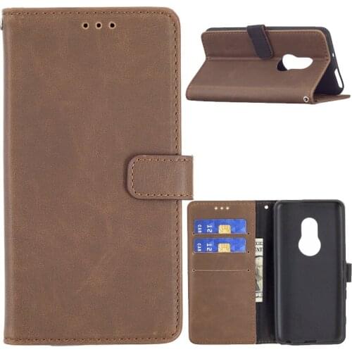 1pcs For Fujitsu Arrows Be4 Plus F-41B Wallet Crazy Horse Retro Leather Case Capa with Card Slots Stand