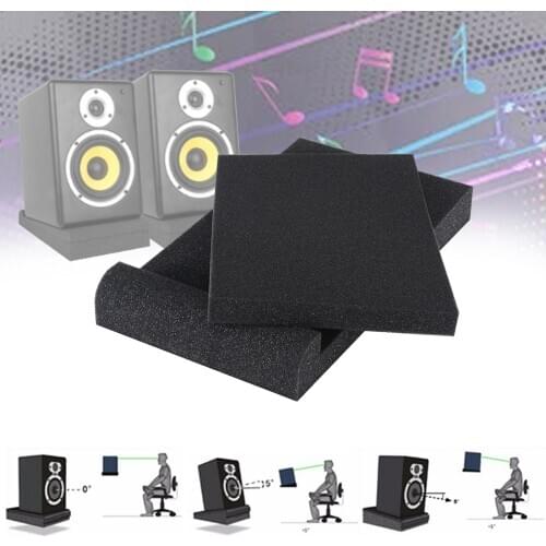 2pcs Studio Monitor Isolation Pads Platform for Most Speakers Studio Monitor