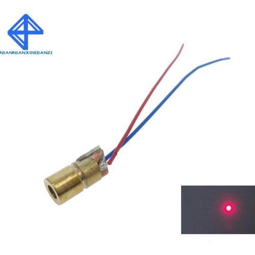 5v 650nm 5mw Adjustable Laser Dot Diode Module Red Sight Copper Head Mini Pointer