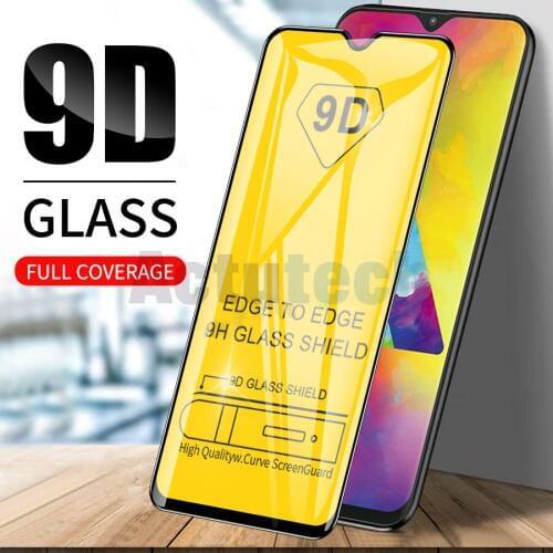 9D Full Cover Tempered Glass For Samsung Galaxy M20 M30 A7 A9 A6 A8 Plus 2018 A50 A30 A40 A60 A70 A80 A90 Screen Protector Film