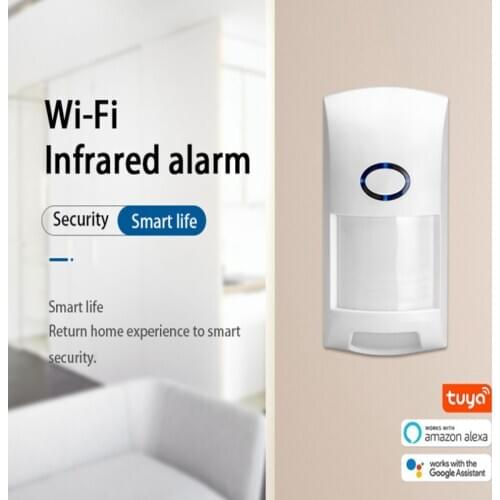 Tuya ZigBee/WiFi PIR Motion Sensor Wireless Infrared Detector Security Burglar Alarm Sensor Smart Life APP Control Compatible