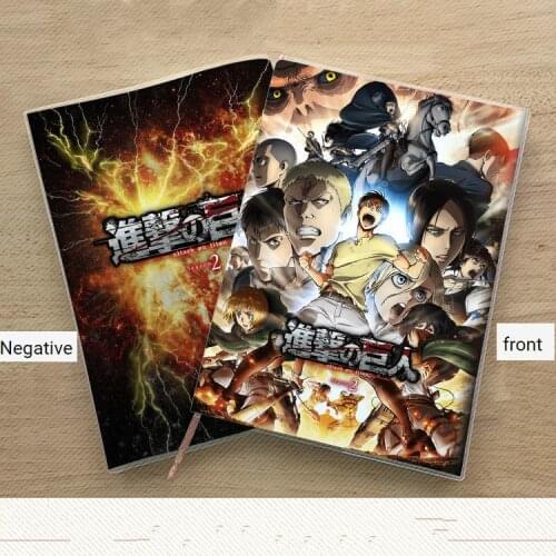 Attack on Titan Notebook Anime Sketchbook Kawaii Stationery Student School Office Stationary Journal Writing Book Eren Jager