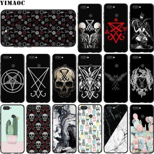 YIMAOC Sigil of Lucifer Seal Satan Case for Huawei Honor Mate P smart Y7 Y9 8C 30 20 10 8x Nova 3i 3 Lite Pro Prime