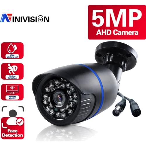 NINIVISION AHD Camera Sony 1080P 2.0MP High Resolution 3.6MM Lens Night vision Weatherproof Bullet in/Outdoor Camera CCTV Camera
