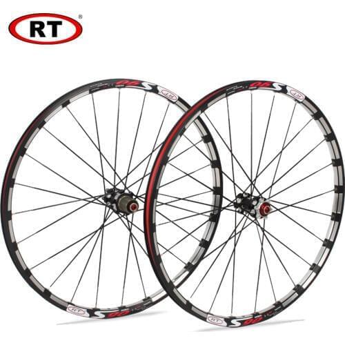 RT S90 Mountain Bike Wheelset MTB Bicycle 26 27.5inch Milling Trilateral Sealed Bearing Wheels 24H Rim Front 12*100 Rear 15*135