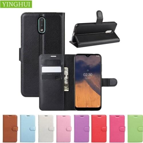 For Nokia 2.2 Leather Wallet Stand Card Holder Flip Case For Nokia 2.3 3.2 cover case For Nokia 6.2 phone case For Nokia 7.2 bag