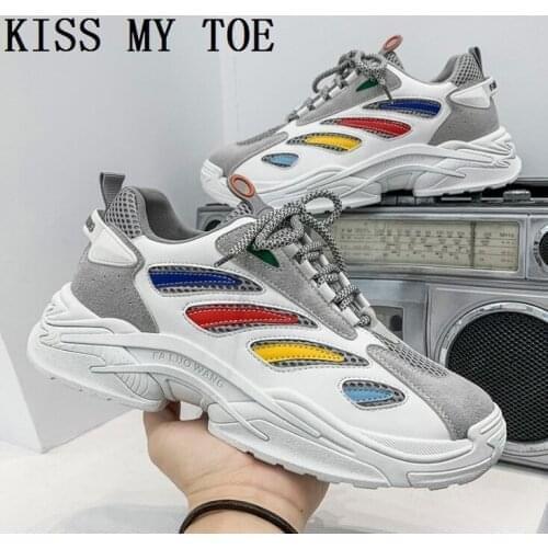 2021 Fashion New Casual Breathable Air Mesh Shoes For Men Sneakers Zapatos De Hombre Sport Boys Flat Tenis Masculino Vulcanized