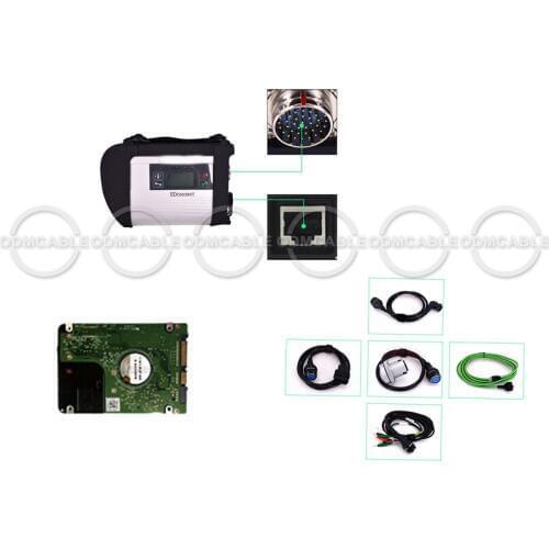 Mb Busses truck auto diagnosis scanner xenty SD-Connect C4 obd contact cable car diagnostic scanner
