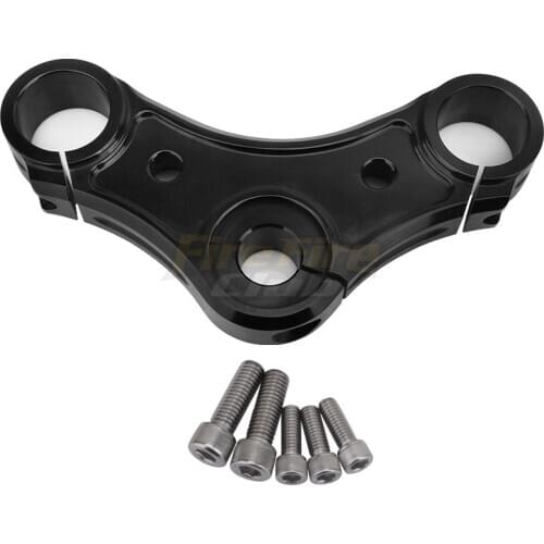Motorcycle CNC Front Top Upper Triple Clamp For Harley Sportster XL 2004-2017 16 15 14 Seventy Two 1200N Nightster Iron Black