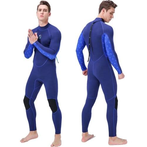 Full Body Back Zip Long Sleeve Wetsuit Mens 2mm Premium Neoprene Thermal For Scuba Dive Surfing Snorkeling Kayaking Spring
