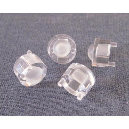 NIJZ-10 High quality LED Optical Lens, Size: 10X7.5mm, 45 degree, Grinding surface, PMMA materials