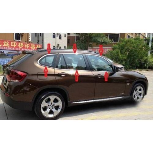 Stainless Stain Window Frame Trim for BMW x1 E84 2010 2011 2012
