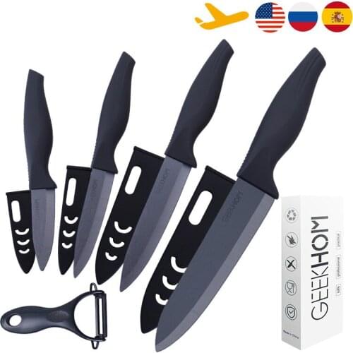 Practical slicer peel professional tools kitchen chef ceramic knife fish vegetables bread meat ceramic knife sets