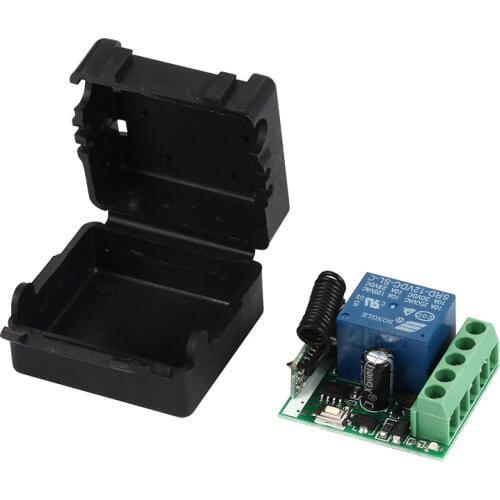 433 Mhz Wireless Remote Control Switch DC 12V 10A 1CH relay 433Mhz Receiver Module For 1527 learning code Transmitter Remote