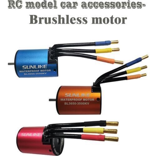 RC Car 1:10 Parts SL3650 Waterproof 3100KV 3500KV 3900KV 4300KV Brushless motor RC Car Boat Model Toy Motor 45A 60A ESC 2~3S